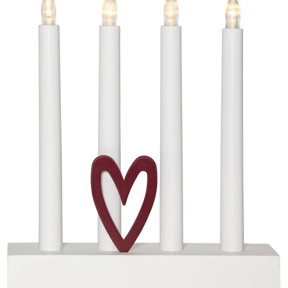 Adventsljusstake Star Trading Hilma 4 Ljus Batteridriven