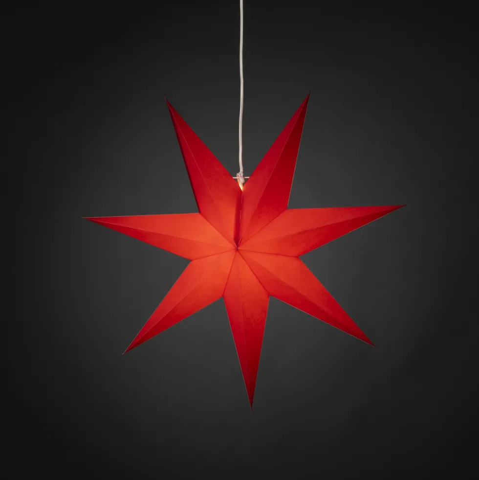 Adventsstjärna Gnosjö Konstsmide Röd 60 cm