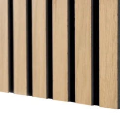 Akustikpanel Wood on wall Ek Ljuslackad