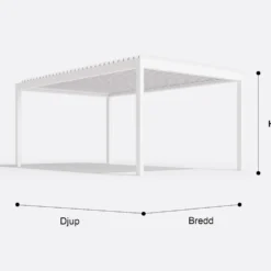 Aluminiumpergola Allvy Sunroom Orienta