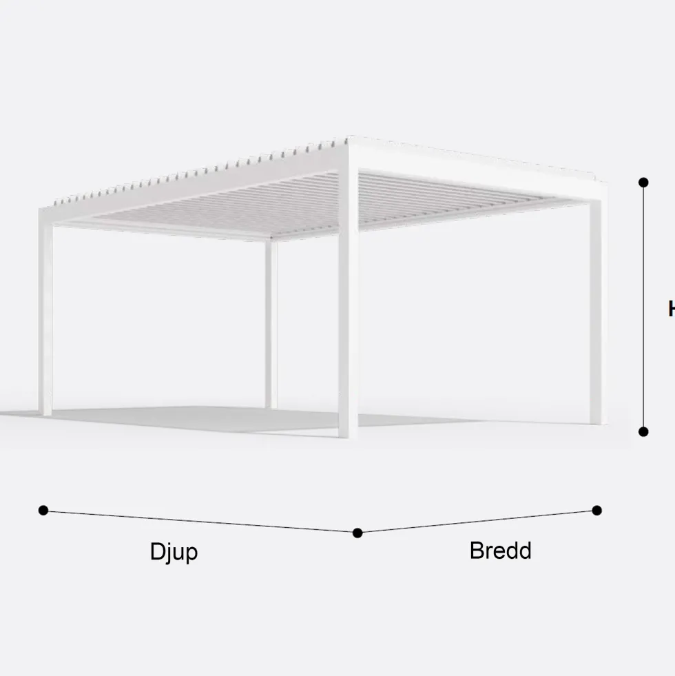 Aluminiumpergola Allvy Sunroom Orienta