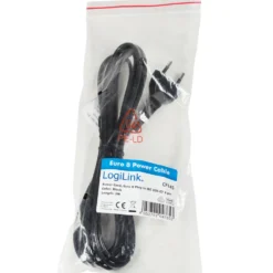 Apparatkabel LogiLink Euro C7 3 m