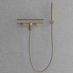 Badkarsblandare Scandtap Steel Pleasure 4 med Handdusch