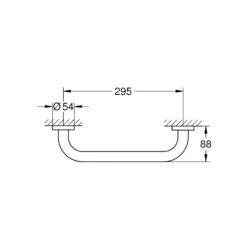Badkarsgrepp Grohe Essentials 295 mm