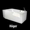 Badkar Westerbergs Motion 160 R/L