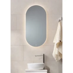 Badrumsspegel Miller Badrum Ambient Touch Oval