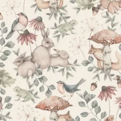 Barntapet Boråstapeter Newbie Wallpaper Minou - 7483