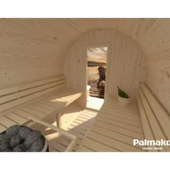 Bastutunna Palmako Anita 6,4 m² Byggsats i Trä