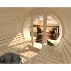 Bastutunna Palmako Anita 1,3, 0,7 m2 Med Glasvägg