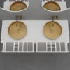 Belysning Scandtap P1400 Lådbelysning