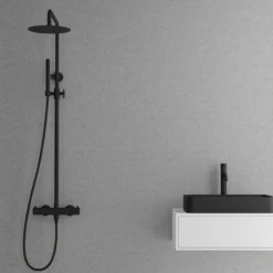 Blandarpaket Scandtap med Takduschset, Tvättställsblandare och Tvättställ Rare S