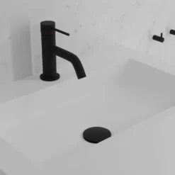 Blandarpaket Scandtap Takduschset Steel Pleasure 2 med Tvättställsblandare Voyage Coal