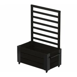 Blomlåda Cubic Med Spaljé