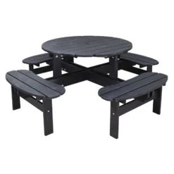 Bänkbord Baltic Garden Round Picknick