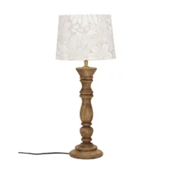 Bordsslampa PR Home Lodge Lampfot i Trä med Lampskärm