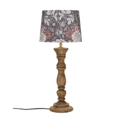 Bordsslampa PR Home Lodge Lampfot i Trä med Lampskärm