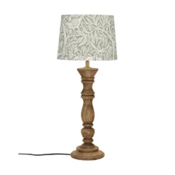Bordsslampa PR Home Lodge Lampfot i Trä med Lampskärm