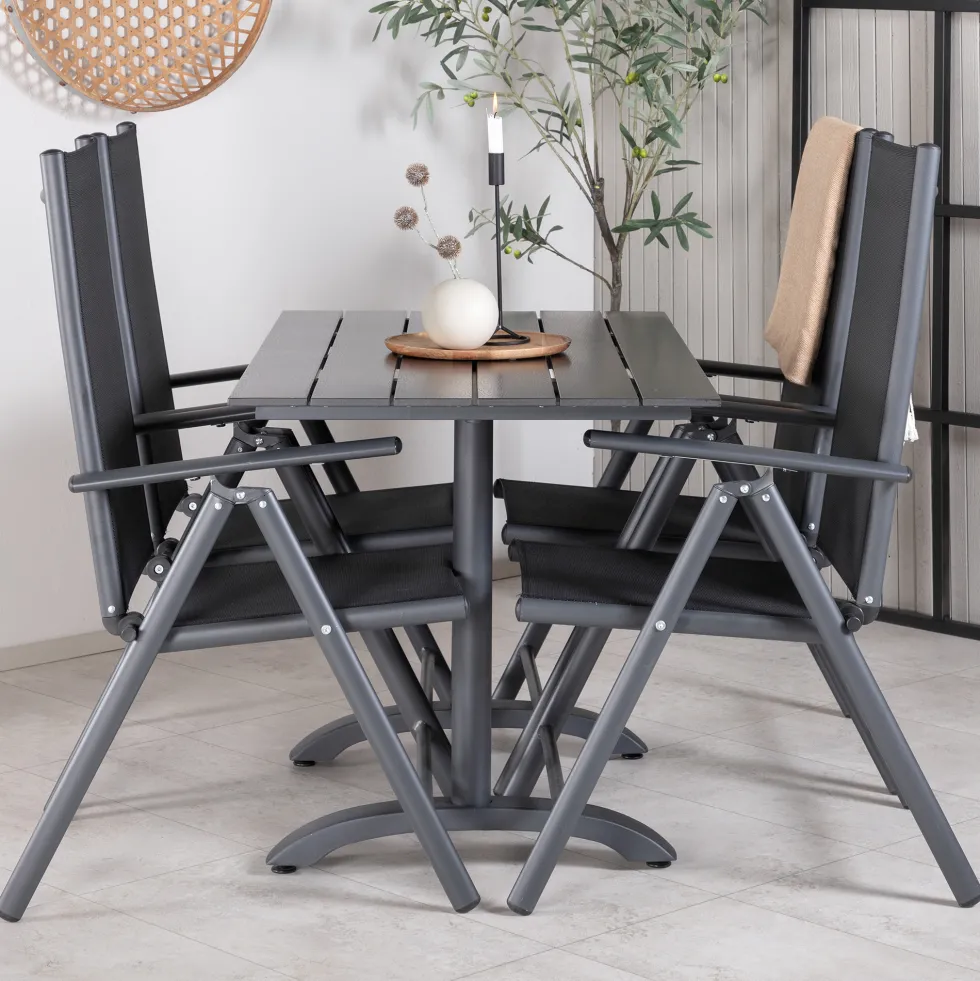Cafégrupp Venture Home Dolly med 4 Bront Stolar