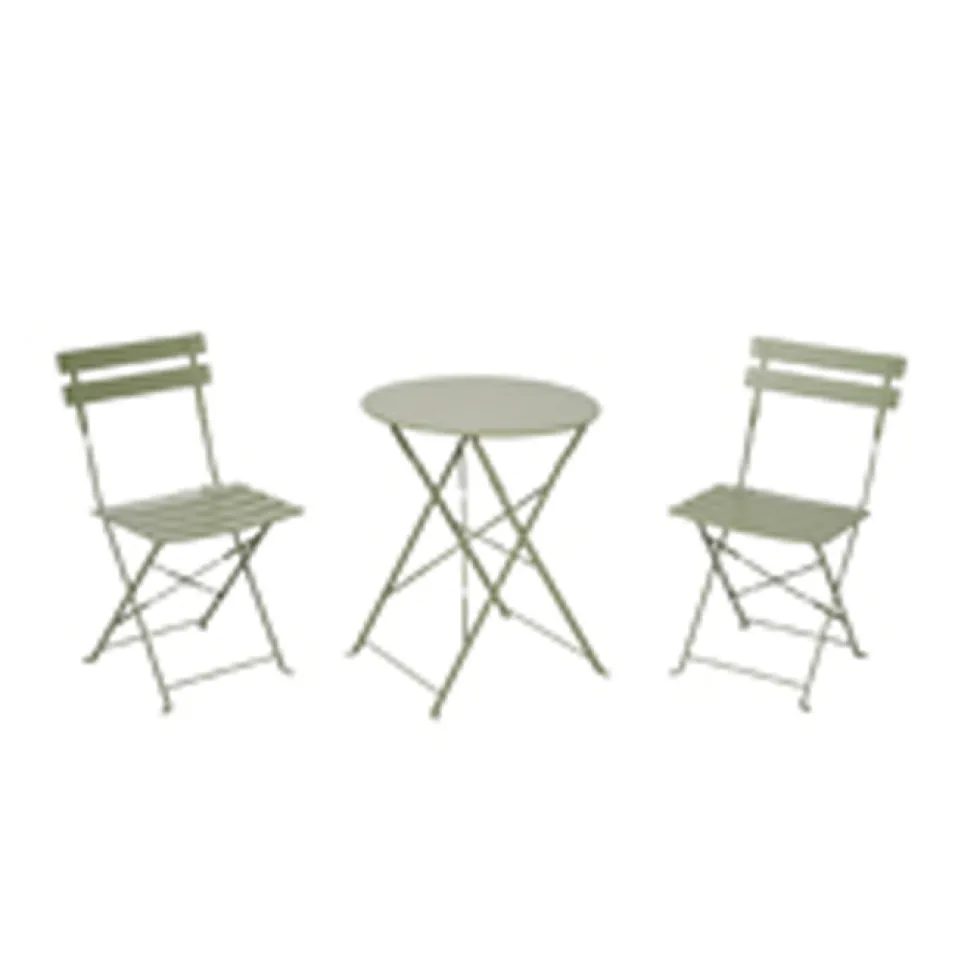Caféset Outfit Sam 2st Fällbara Stolar med Bord Ø60 cm