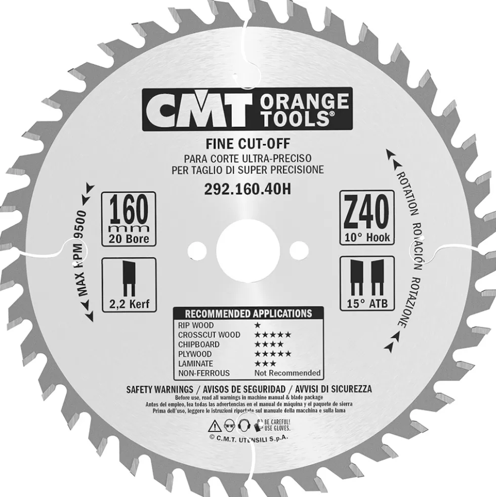 Cirkelsågklinga CMT Orange Tools W