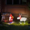 Dekorationsfigur Gnosjö Konstsmide Tomte med Ren Akryl