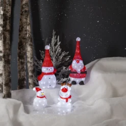 Dekorationsfigur Star Trading Crystalo Tomte