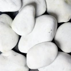Dekorsten Magrab Krossprodukter Vit Pebbles 60-100 mm, 1000 kg Säck