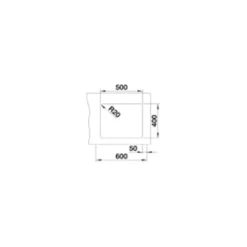 Diskho Blanco Etagon 500-U Silgranit Infino