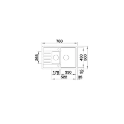 Diskho Blanco Legra 6 S CompactSvart