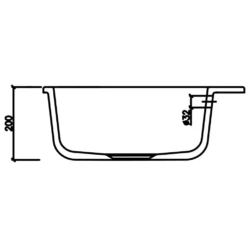 Diskho Lavabo Mera 57 575 mm