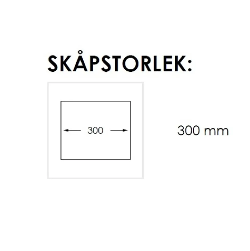 Diskho Nordic Tech Radius 230 X Rostfri Enkel med Korgventil & Vattenlås