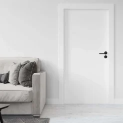 Dörrhandtag Beslag Design Moza Mattsvart med Nyckelskylt