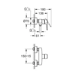 Duschblandare Grohe Start 150 cc