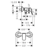 Duschblandare Hansgrohe Logis 1-grepps 150 cc