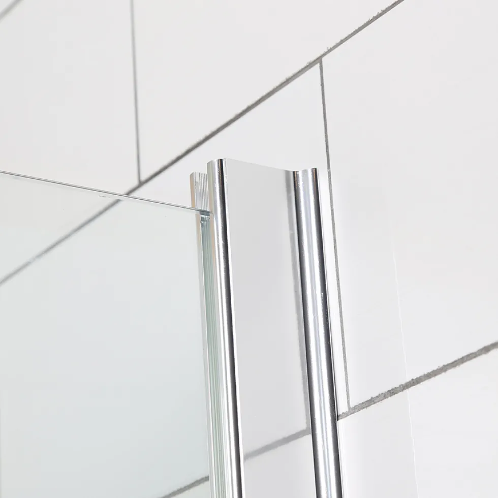 Duschdörr Bathlife Mångsidig Rak Vägg + Rak Dörr Mellan Vägg