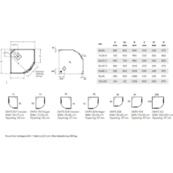 Duschkabin Macro Design Flow Semi med Blandare