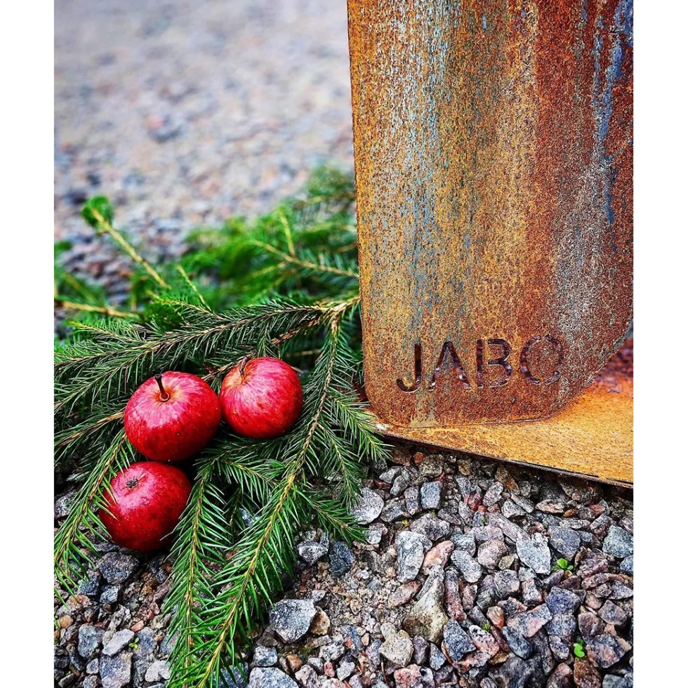Eldfat Jabo Triangel Inkl Fat Corten 64x64x54 cm