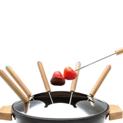 Fondueset Princess Pure Bamboo 1,5L 8 st Pinnar