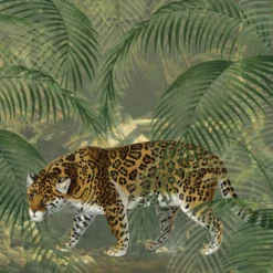 Fototapet Art for the Home Leopard