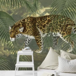 Fototapet Art for the Home Leopard