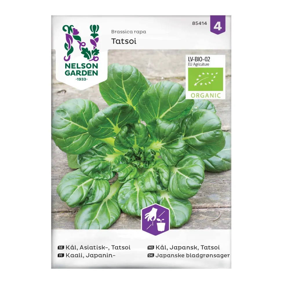 Frö Asiatisk Kål Nelson Garden Tatsoi Organic