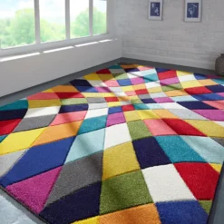 Friezematta Flair Rugs Rhumba Flerfärgad