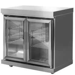 Fristående Kylskåp Myoutdoorkitchen Classic Line Stainless 304SS Modul med Dubbeldörrar