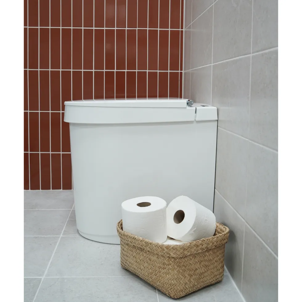 Fritidstoalett Separett Tiny® urinseparerande toalett med urinledning