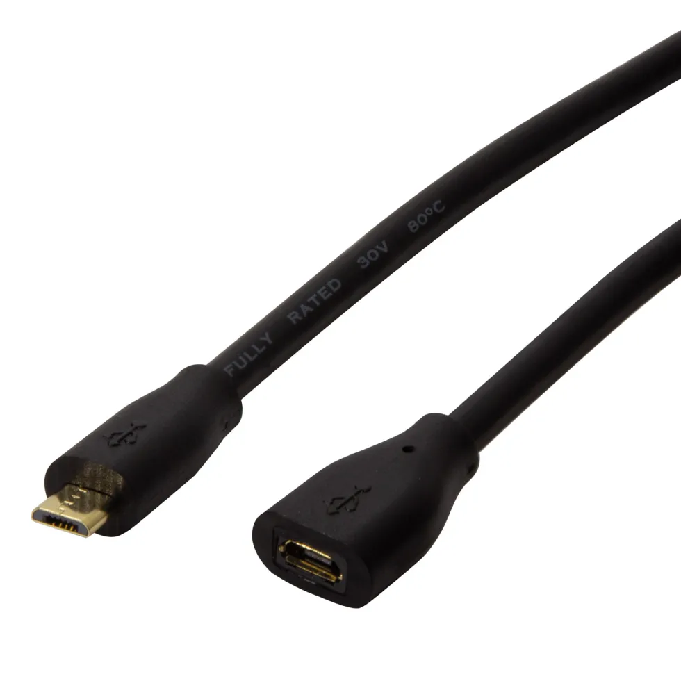 Förlängningskabel LogiLink MicroUSB 3 m