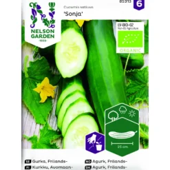 Frö Nelson Garden Gurka Sonja Organic Frilandsgurka