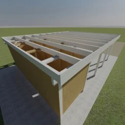 Förråd Palmako 10 m2 tillbehör till Carport Karl