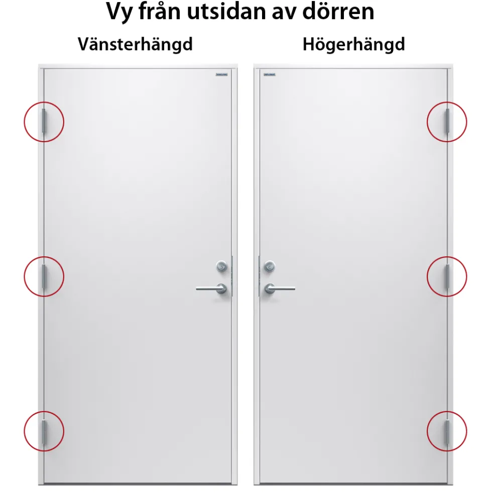 Förrådsdörr Diplomat SRD Vit
