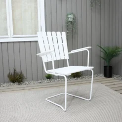 Fåtölj Baltic Garden Holm 4-packVit