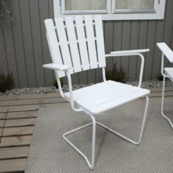 Fåtölj Baltic Garden Holm 4-packVit
